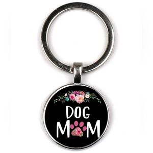 Dog Mom Keychain